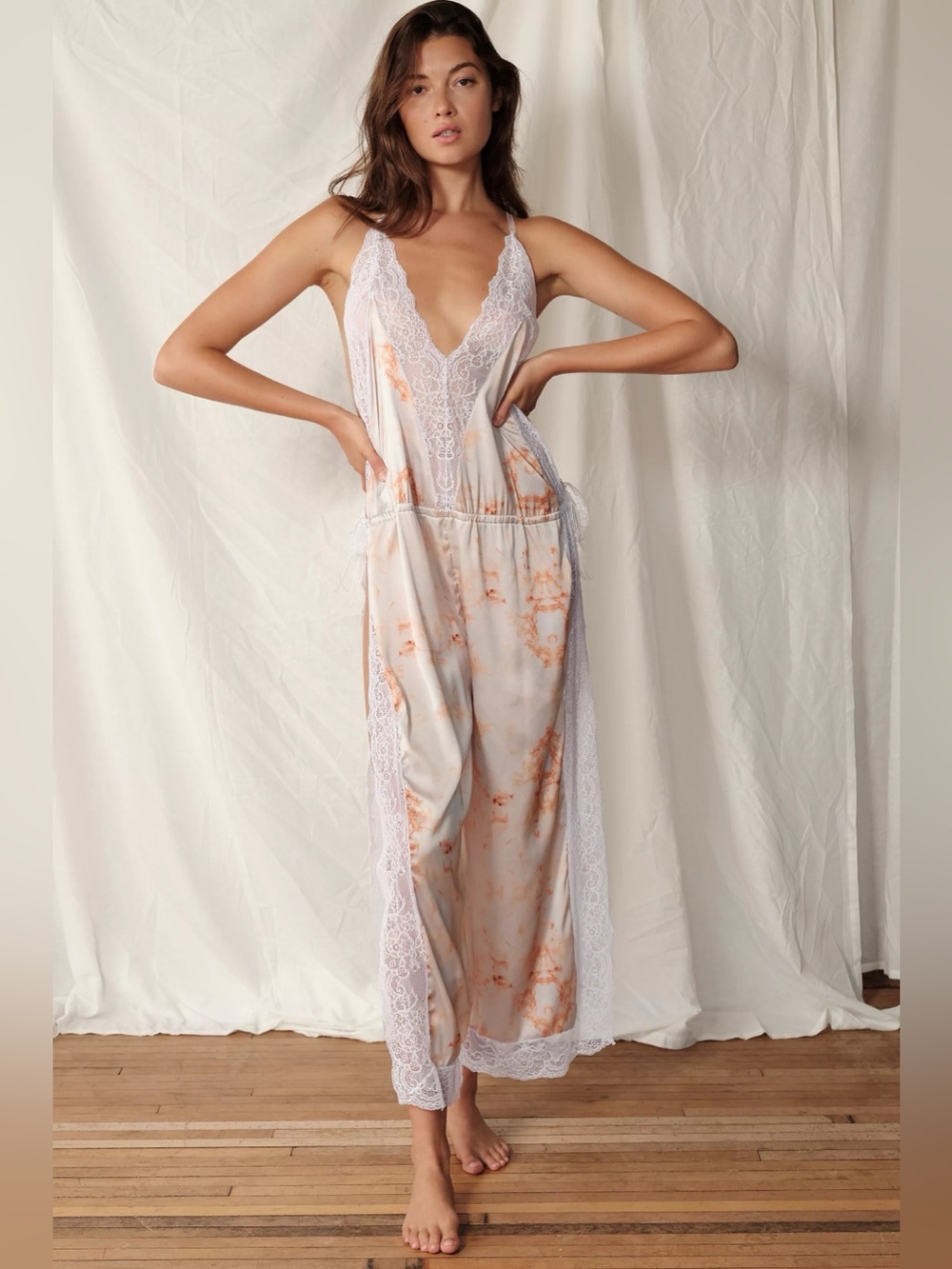 Free People x Noblesse Oblige Beauty Sleep Romper Medium
